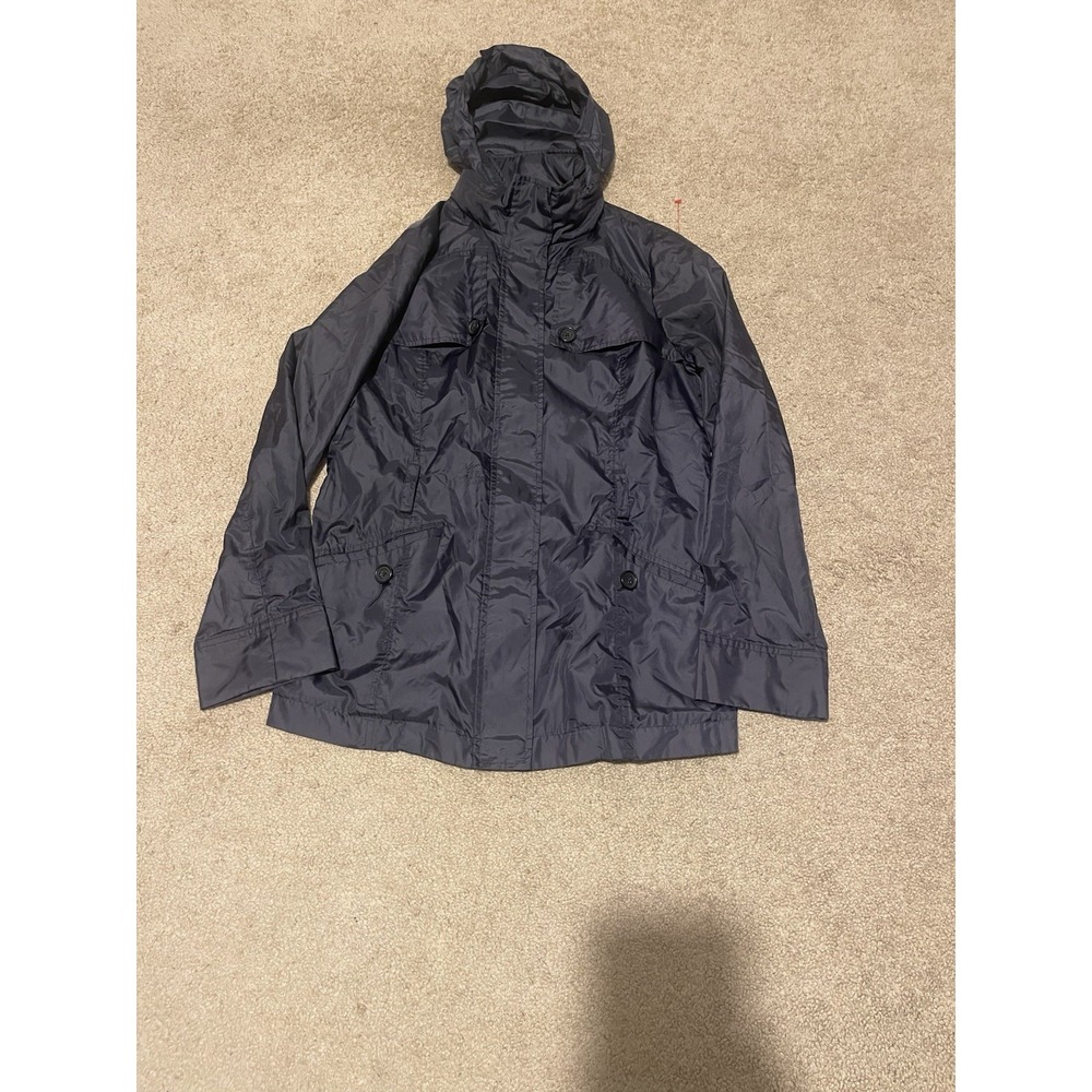 Brooks Brothers Women's Rain Jacket Navy Dark Blue Size 4